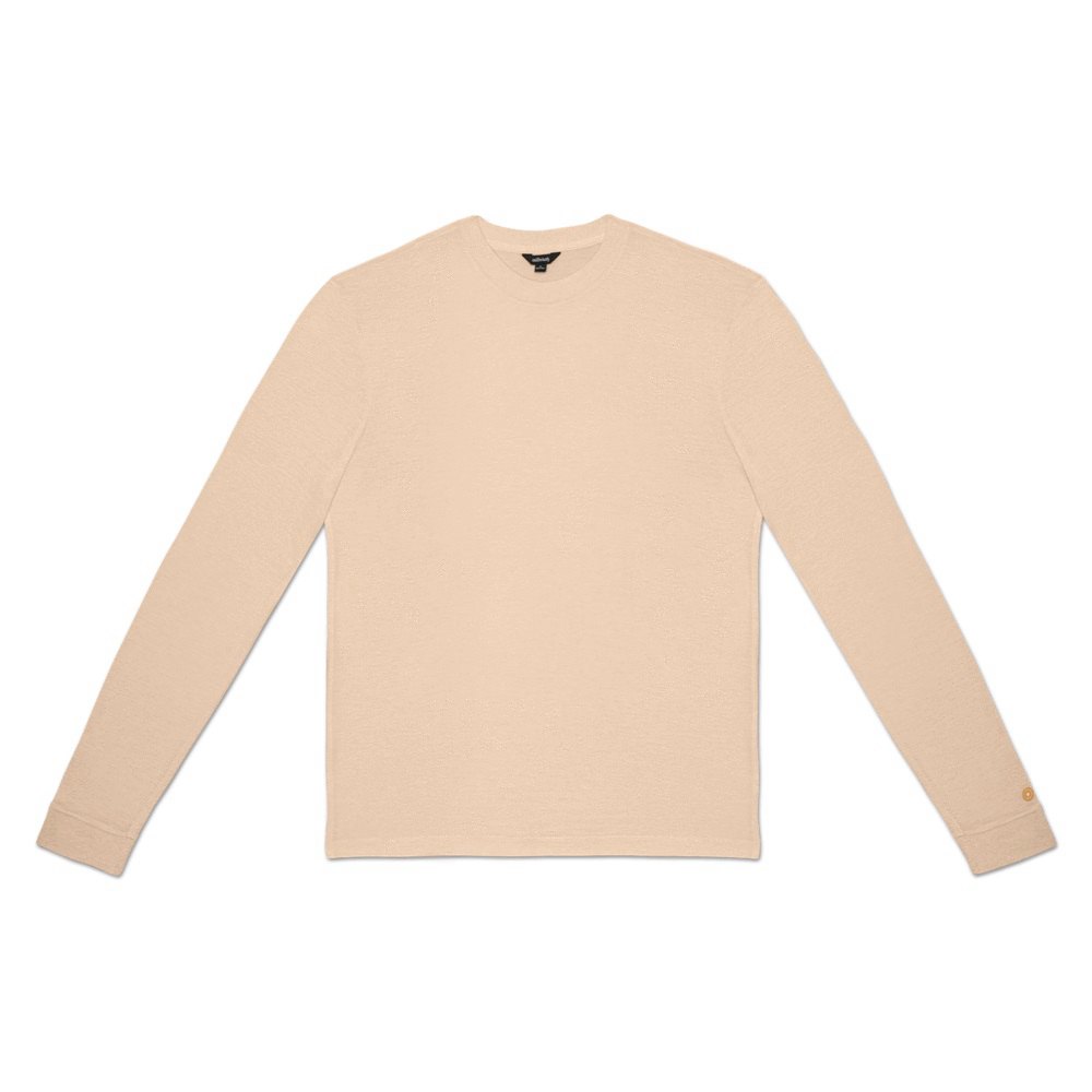 Allbirds Men\'s TrinoXO™ Long Sleeve - T-Shirt Beige - NEY764182